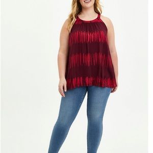 Textured Stretch Rayon Tie Dye Goddess Tank